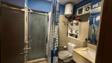 Bathroom in 3.5 BHK Builder Floor at Emaar The Palm Drive-Palm Studios, Sector 66 – for Sale