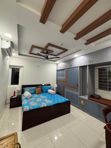 Bedroom in 2.5 BHK Apartment at Prestige High Fields Gachibowli, Gachibowli – for Rent