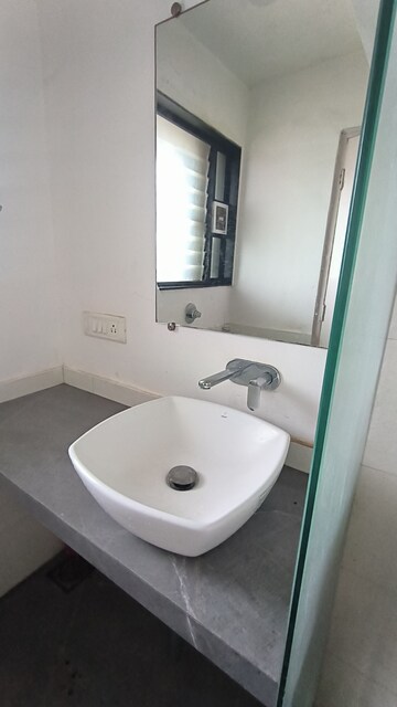 Bathroom in 2 BHK Apartment at Krishnamai Apartments, Worli – for Rent