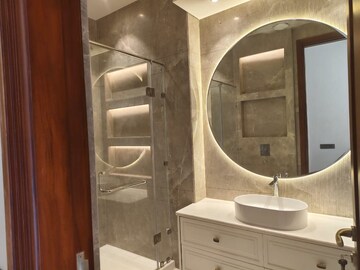 Bathroom in 6+ BHK Builder Floor at Anand Lok – for Rent