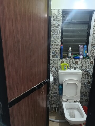 Bathroom in 1 BHK Apartment at Raunak Heights, Ghodbunder Road – for Sale