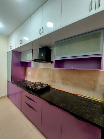 Kitchen in 2 BHK Apartment at Prestige High Fields, Gachibowli – for Rent