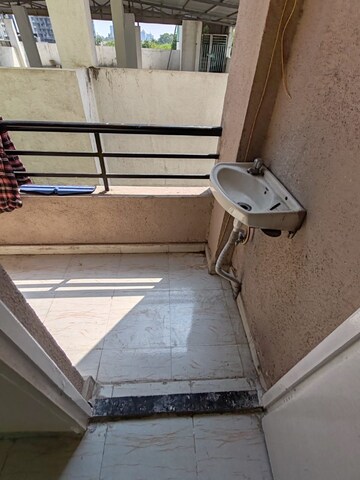 Staircase in 1 RK Independent House at Wadgaon Sheri – for Rent
