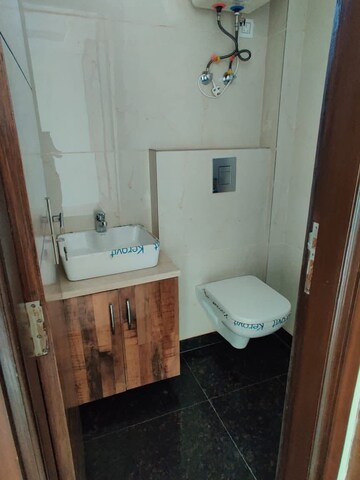 Bathroom in 2 BHK Builder Floor at Freedom Fighters Enclave – for Rent