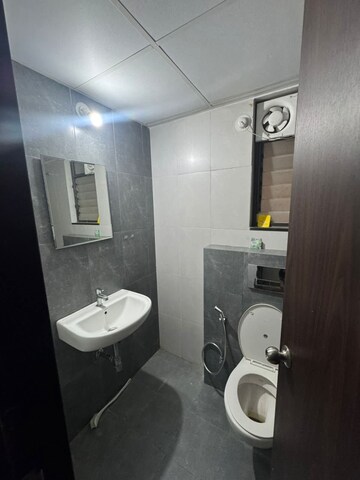 Bathroom in 2 BHK Apartment at Shapoorji Pallonji Joyville Hinjewadi Phase 2, Hinjewadi – for Rent