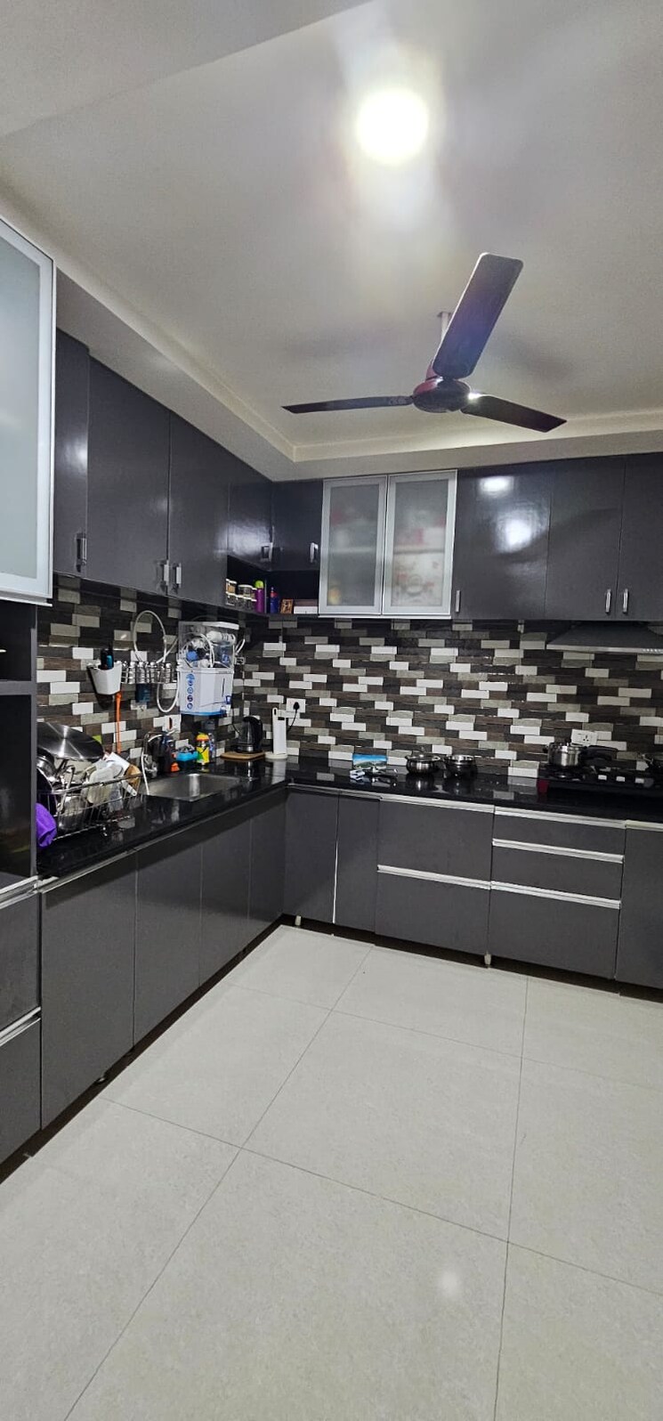 Kitchen, svc-tree-walk 3 Bedroom 1825 Sq.Ft. Apartment In Kondapur Hyderabad 9109354