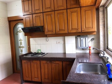 Kitchen in 1 BHK Apartment at Bandra West – for Rent