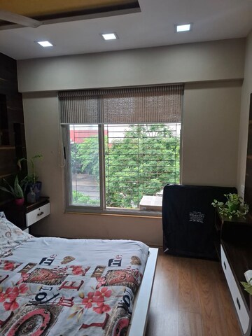 Bedroom in 3 BHK Apartment at Rustomjee Verdant Vistas, Majiwada – for Rent