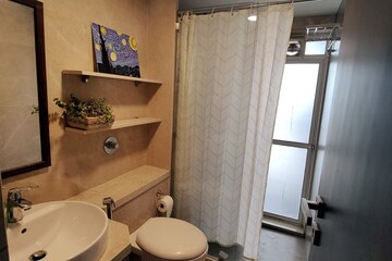 Bathroom in 2 BHK Apartment at Khar West – for Rent