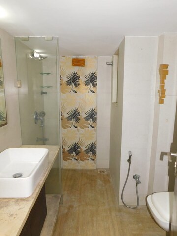 Bathroom in 3 BHK Apartment at Juhu – for Rent