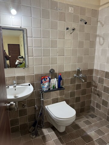 Bathroom in 2 BHK Apartment at Rasayani – for Sale