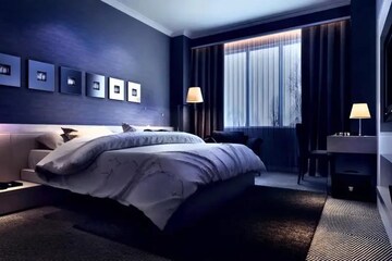 Bedroom in 4 BHK Apartment at Saya Zenith, Ahinsa Khand 2 – for Sale