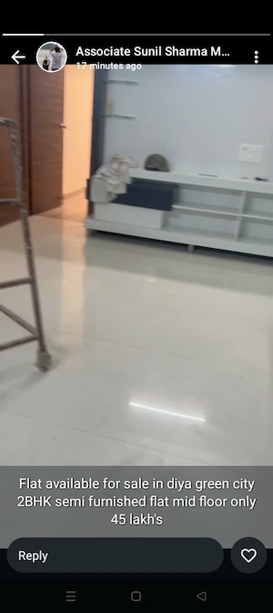 Staircase in 2 BHK Apartment at Eureka Diya Green City, Raj Nagar Extension – for Sale
