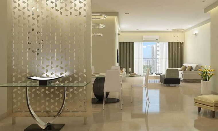 Living Room, aba-orange-county 3 Bedroom 1674 Sq.Ft. Apartment In Ahinsa Khand 1 Ghaziabad 9109538