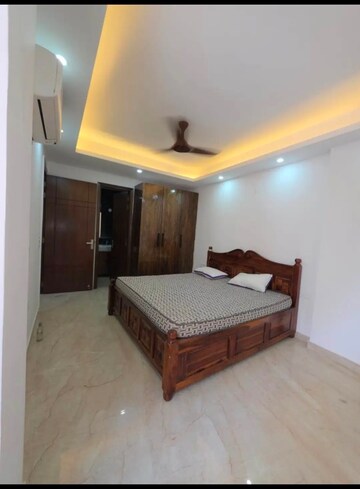Bedroom in 2 BHK Builder Floor at Freedom Fighters Enclave – for Rent