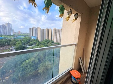Balcony in 2 BHK Apartment at Dosti West County, Kolshet Industrial Area – for Rent