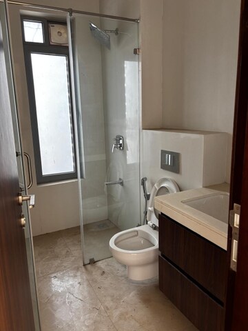 Bathroom in 2 BHK Apartment at Piramal Vaikunth, Balkum Pada – for Rent