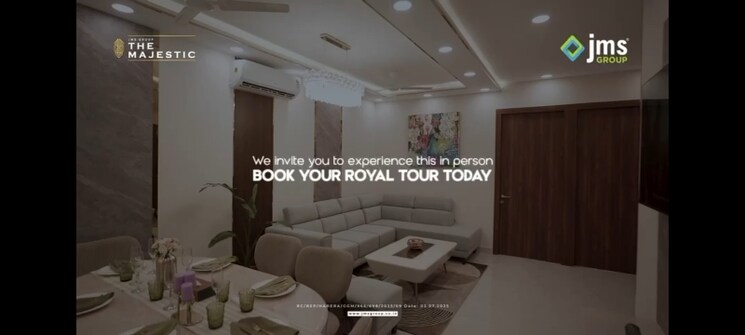 Living Room, jms-the-majestic 3 Bedroom 1611 Sq.Ft. Apartment In Manesar Sector 9 Gurgaon 9109624