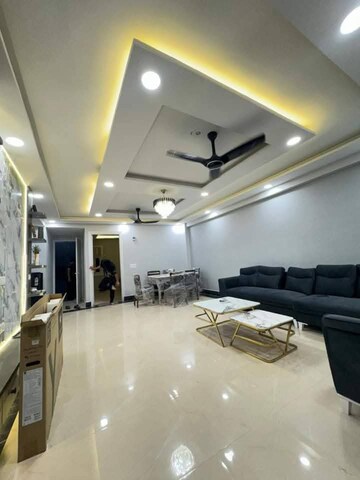 Living Room in 3 BHK Apartment at Saket – for Rent