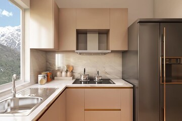Kitchen in 2 BHK Apartment at New Shimla – for Sale