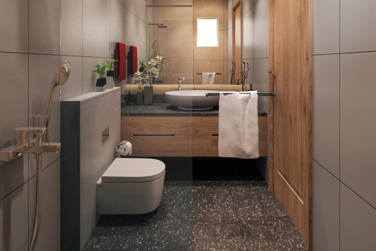 Bathroom, new shimla 2 Bedroom 1095 Sq.Ft. Apartment In New Shimla Shimla 9109607