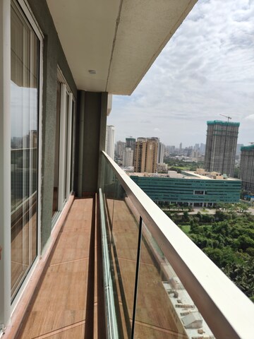 Balcony in 2 BHK Apartment at Indiabulls One Indiabulls, Pokhran Road No Two – for Rent