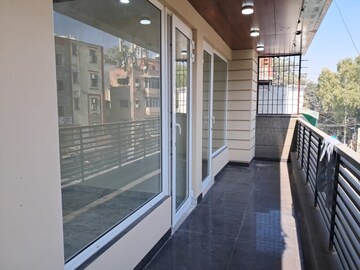 Balcony in 3 BHK Apartment at Shivalik Colony – for Rent