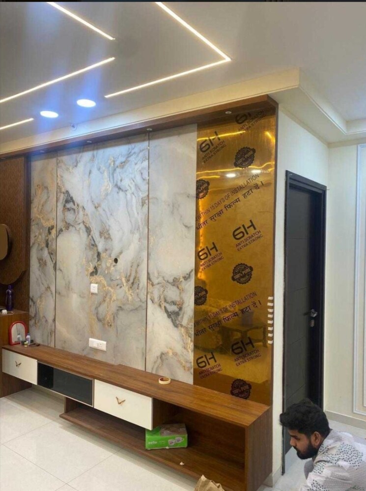 Tv Room, rajapushpa-provincia 3 Bedroom 2020 Sq.Ft. Apartment In Narsingi Hyderabad 9109854