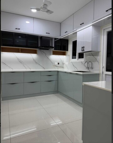 Kitchen in 3 BHK Apartment at Rajapushpa Provincia, Narsingi – for Rent