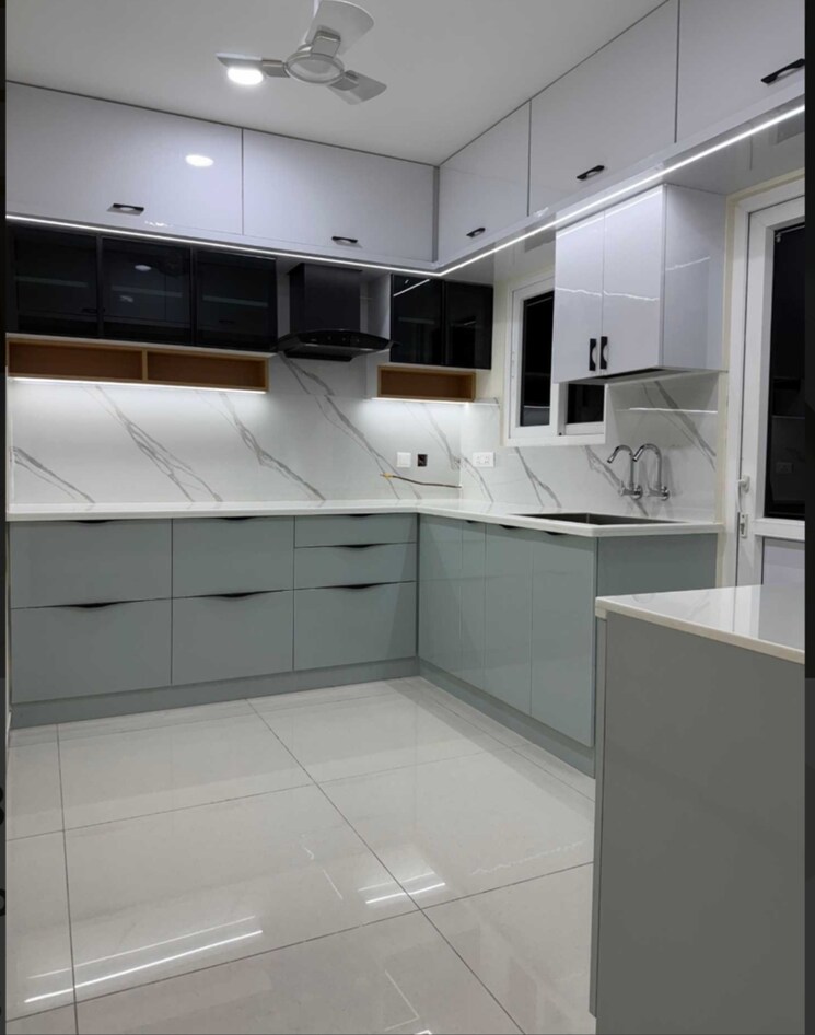 Kitchen, rajapushpa-provincia 3 Bedroom 2020 Sq.Ft. Apartment In Narsingi Hyderabad 9109885