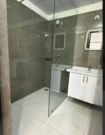 Bathroom in 3 BHK Apartment at Rajapushpa Provincia, Narsingi – for Rent