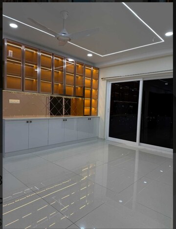 Dining area in 3 BHK Apartment at Rajapushpa Provincia, Narsingi – for Rent