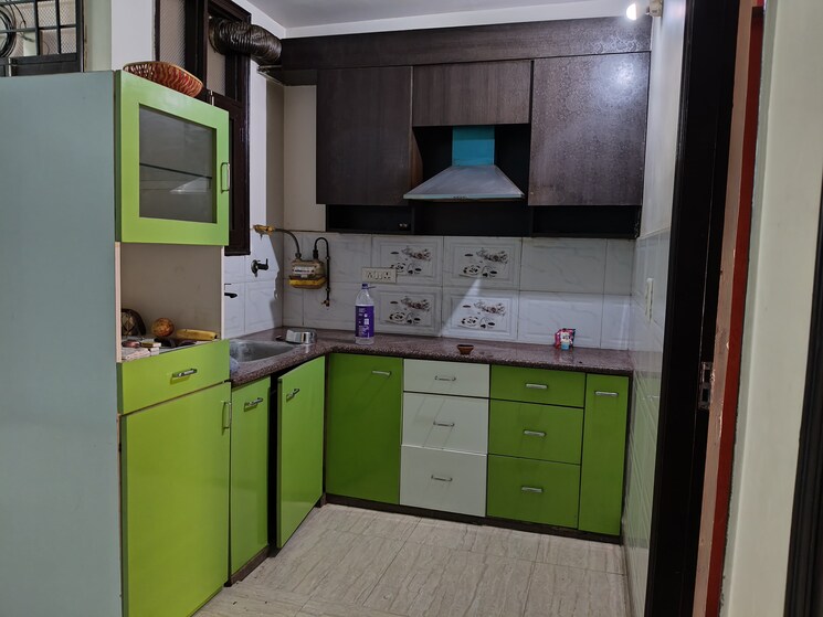 Kitchen, mahalaxmi-plaza-vaishali 2 Bedroom 950 Sq.Ft. Builder Floor In Vaishali Sector 3 Ghaziabad 9109942