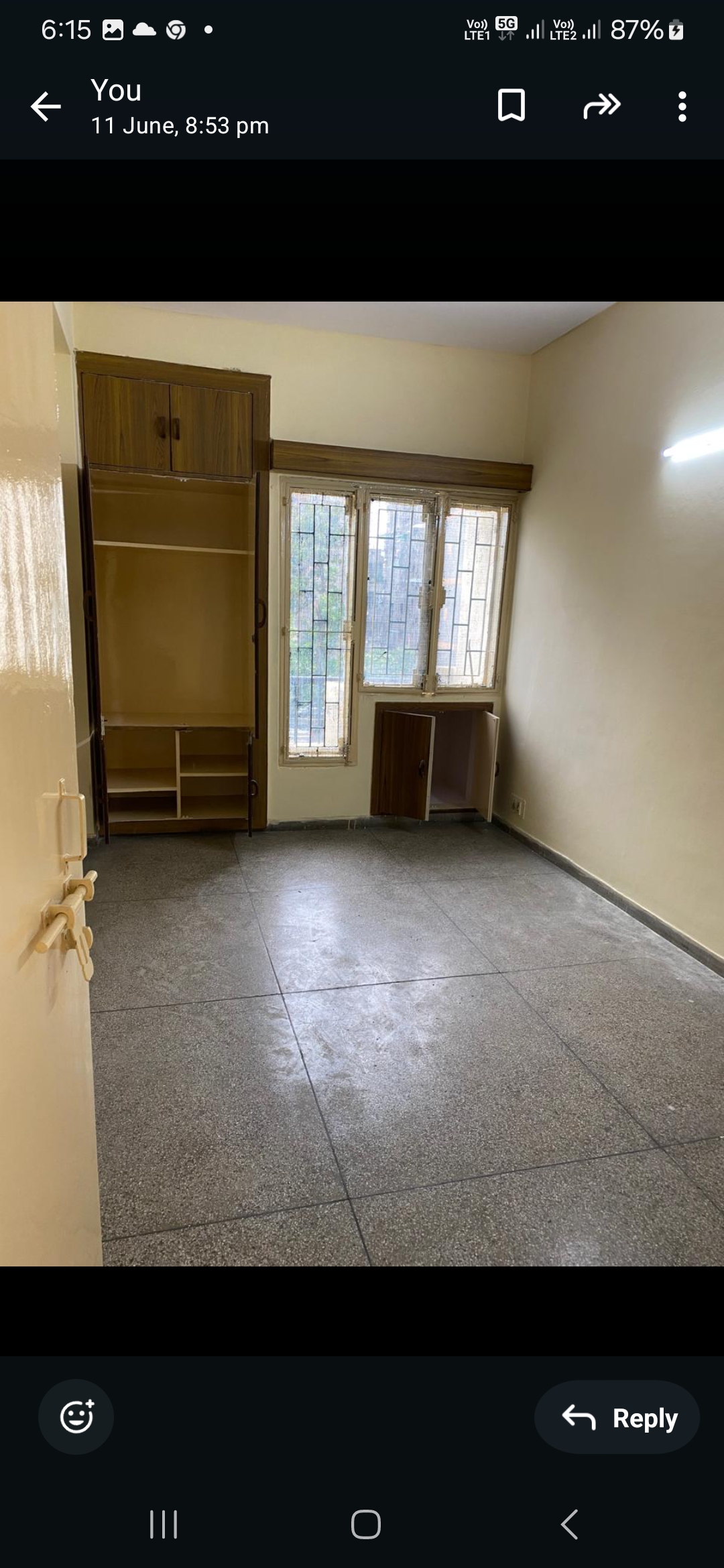 2 BHK + Extra Room Apartment For Rent in Swati Apartments