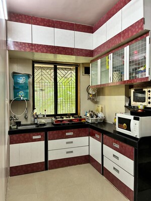Kitchen in 1 BHK Apartment at Shree Laxmi Basera Apartments, Mazgaon – for Sale