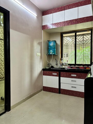 Kitchen in 1 BHK Apartment at Shree Laxmi Basera Apartments, Mazgaon – for Sale