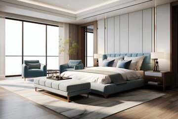 Bedroom in 3 BHK Apartment at Godrej Vistas, Vikhroli East – for Sale