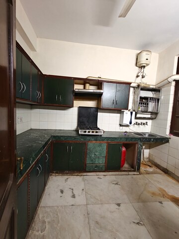 Kitchen in 2 BHK Builder Floor at Ansal Sushant Lok I, Sector 43 – for Rent