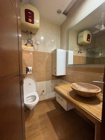 Bathroom in 3 BHK Builder Floor at Uday Park – for Rent