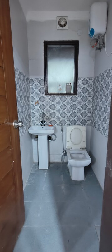 Bathroom in 3 BHK Builder Floor at Chattarpur – for Rent