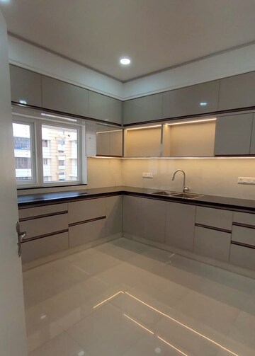 Kitchen in 4 BHK Apartment at Hill Ridge Springs, Gachibowli – for Rent