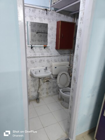 Bathroom in 2 BHK Apartment at Goel Ganga Kunj, Vishrantwadi – for Rent