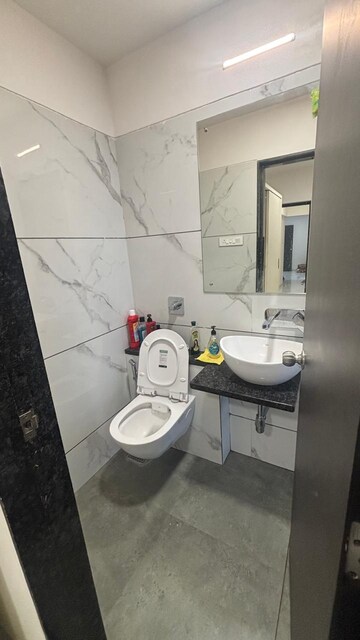 Bathroom in 2 BHK Apartment at Anusmera Residences, Chembur – for Rent