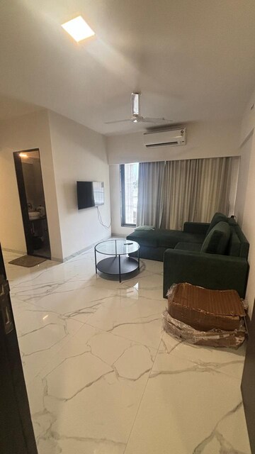 Living Room in 2 BHK Apartment at Anusmera Residences, Chembur – for Rent