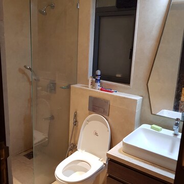 Bathroom in 1 BHK Apartment at Omkar Vive, Kurla – for Rent