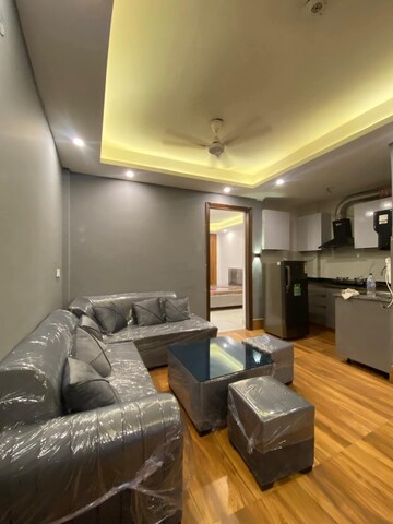 Living Room in 2 BHK Apartment at Freedom Fighters Enclave – for Rent