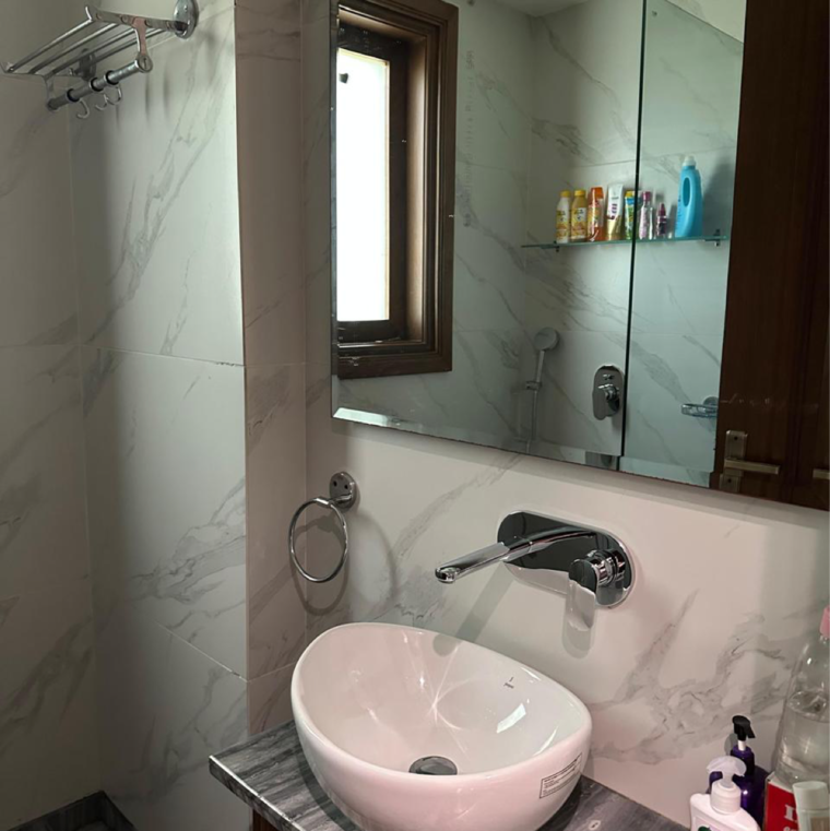 Bathroom, malviya nagar 2 Bedroom 1000 Sq.Ft. Builder Floor In Malviya Nagar Delhi 9110387