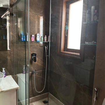 Bathroom in 2 BHK Builder Floor at Malviya Nagar – for Rent