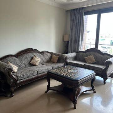 Living Room in 2 BHK Builder Floor at Malviya Nagar – for Rent