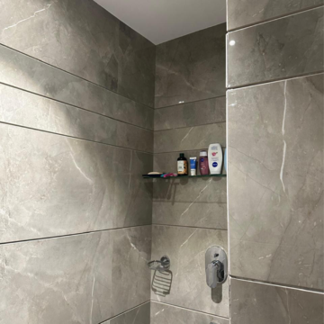Bathroom in 2 BHK Builder Floor at Malviya Nagar – for Rent
